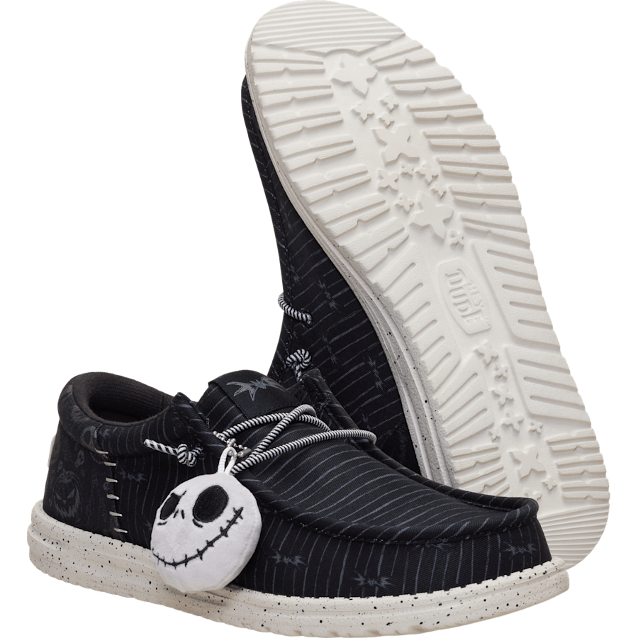 Disney's Tim Burton's The Nightmare Before Christmas X HEYDUDE Wally Funk Jack Skellington