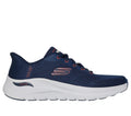 Skechers Slip-ins: Arch Fit 2.0 - Lestur, NAVY / RED
