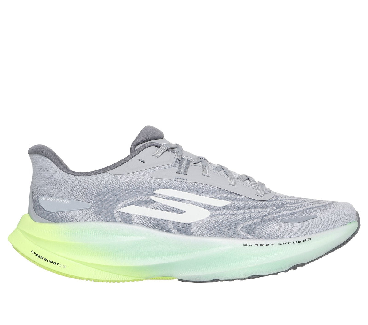 Skechers Aero Spark, GRAY / LIME